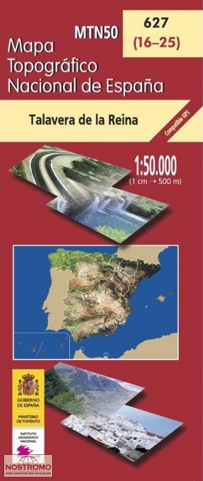 627 TALAVERA DE LA REINA | carte topographique CNIG