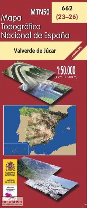662 VALVERDE DE JUCAR | carte topographique CNIG