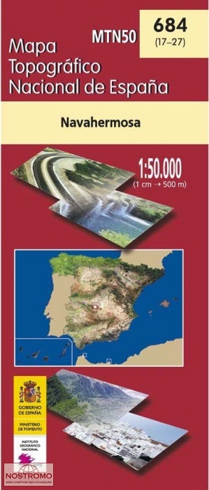 684 NAVAHERMOSA | carte topographique CNIG
