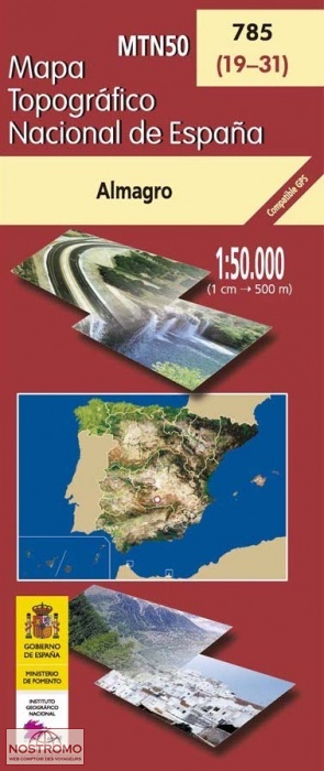 785 ALMAGRO | carte topographique CNIG