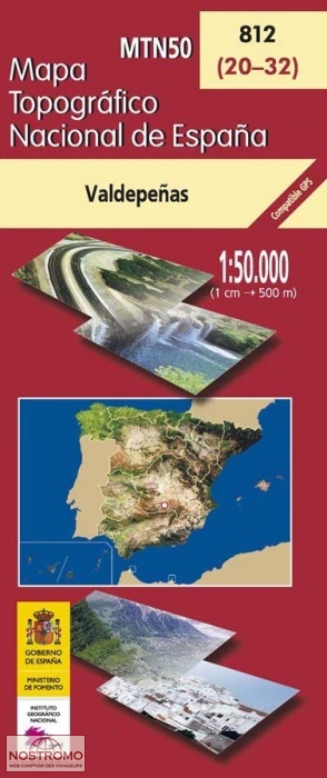 812 VALDEPEÑAS | carte topographique CNIG