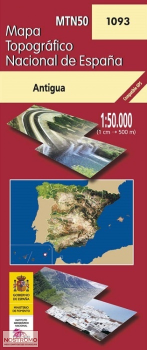 1093 ANTIGUA | carte topographique CNIG