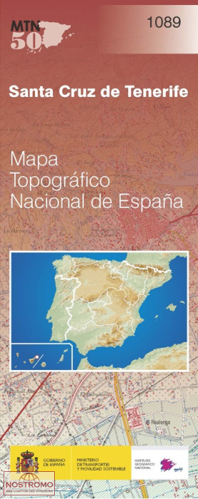 1089 SANTA CRUZ DE TENERIFE | carte topographique CNIG