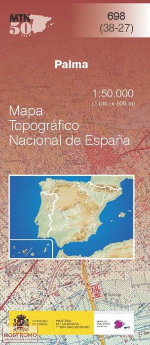 698 PALMA | carte topographique CNIG