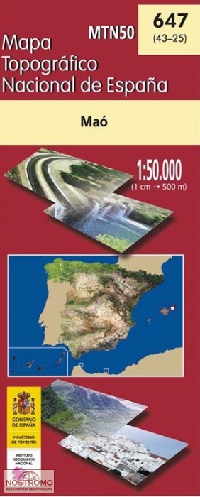 647 MAÓ | carte topographique CNIG