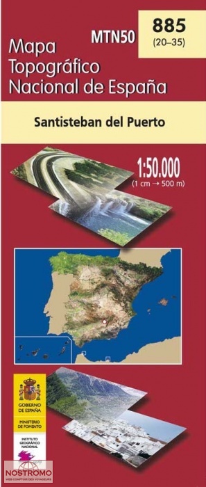 0885 SANTISTEBAN DEL PUERTO | carte topographique CNIG