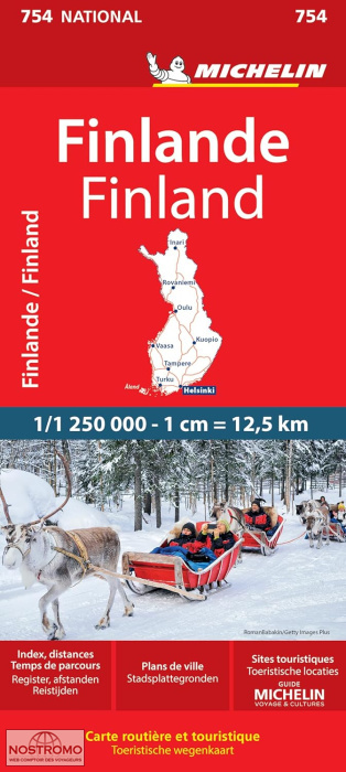 FINLAND 754 | Michelin road map