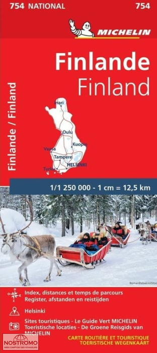 FINLAND 754 | Michelin road map