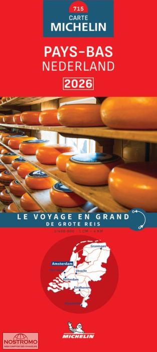 PAYS-BAS 715 | carte routière Michelin