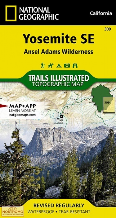 YOSEMITE SOUTHEAST | National Geographic hiking map