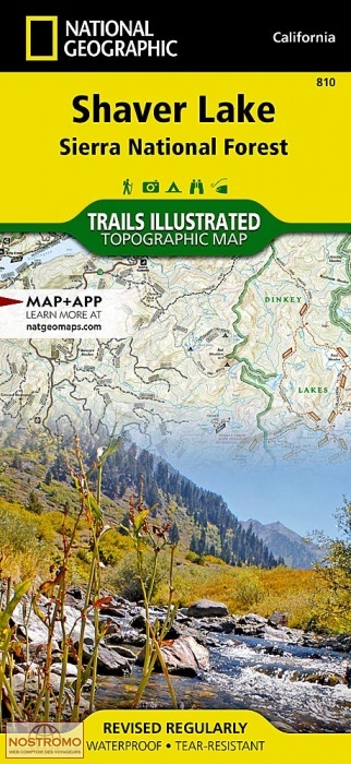 SHAVER LAKE | National Geographic hiking map