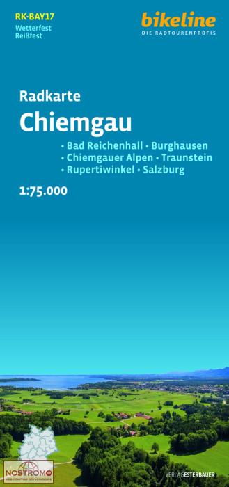 BAY17 CHIEMGAU | carte de cyclotourisme Esterbauer
