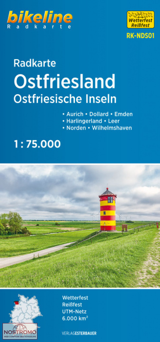 NDS01 OST FRIESLAND | Esterbauer cycling map