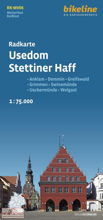 MV06 USEDOM - STETTINER HAFF | carte de cyclotourisme Esterbauer