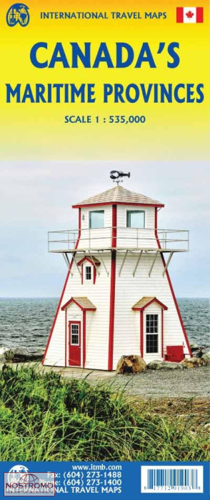PROVINCES MARITIMES DU CANADA | carte touristique ITMB
