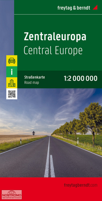 EUROPE CENTRALE | carte routière Freytag & Berndt