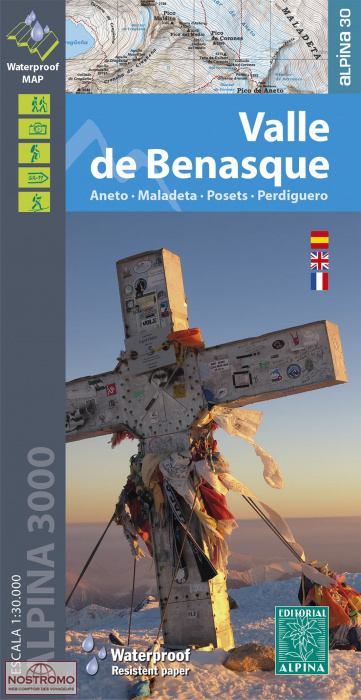 22 VALLE DE BENASQUE | Alpina hiking map