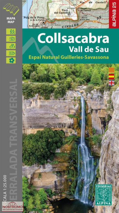 59 COLLSACABRA - VALL DE SAU | Alpina hiking map