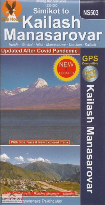 SIMIKOT TO KAILASH-MANASAROVAR - NS 503 | Nepamaps trekking map