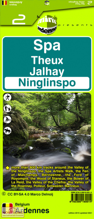 02 SPA - THEUX | Mini-Ardenne hiking map