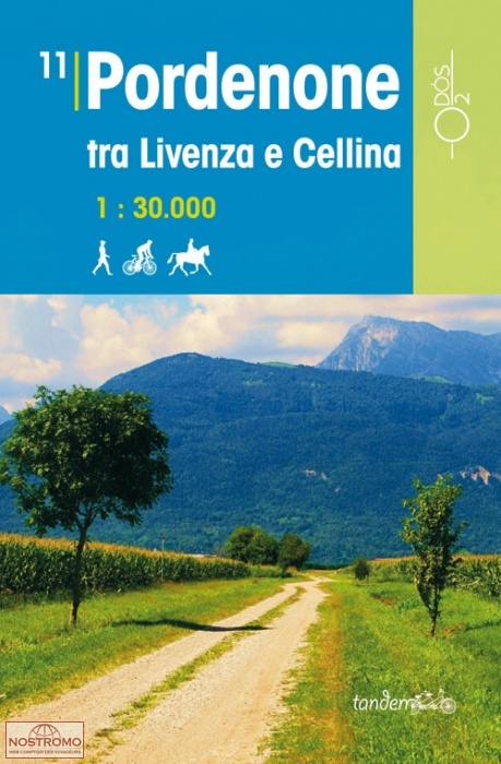 11 PORDENONE TRA LIVENZA E CELLINA | Odes cycling map