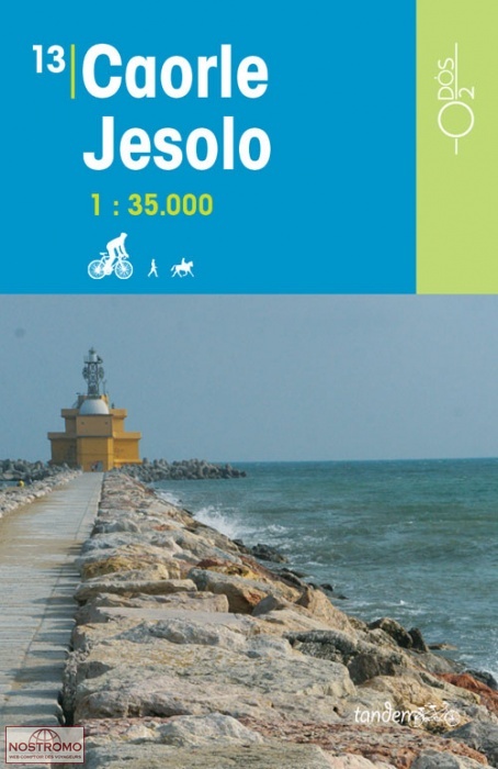 13 CAORLE - JESOLO | carte de cyclotourisme Odos