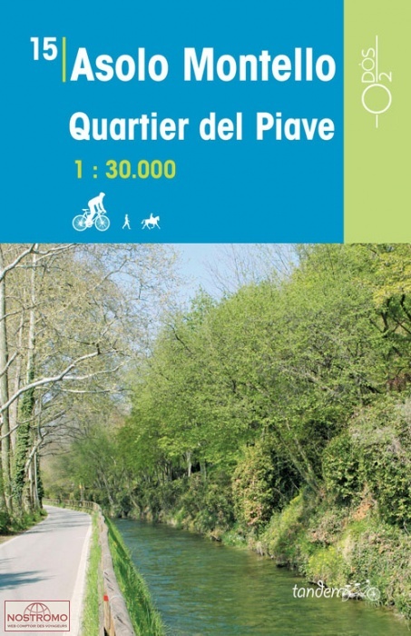 15 ASOLO - MONTELLO | carte de cyclotourisme Odos