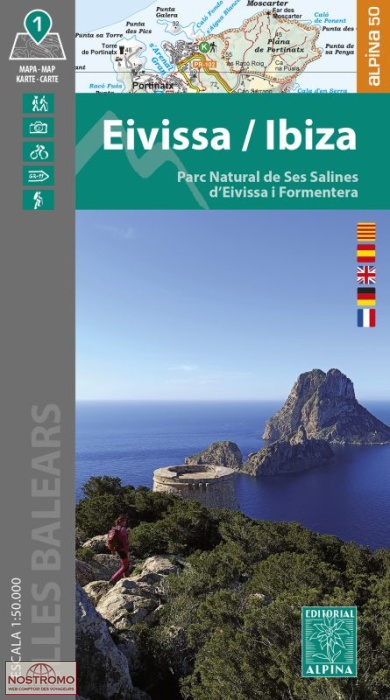 85 EIVISSA / IBIZA | carte de randonnée Alpina