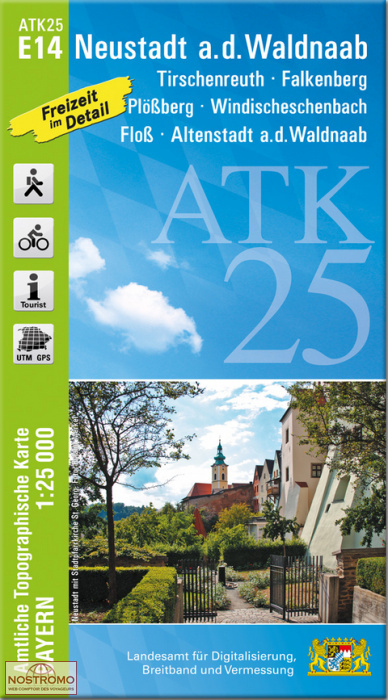 ATK25 - E14 NEUSTADT AN DER WALDNAAB | LDBV hiking map