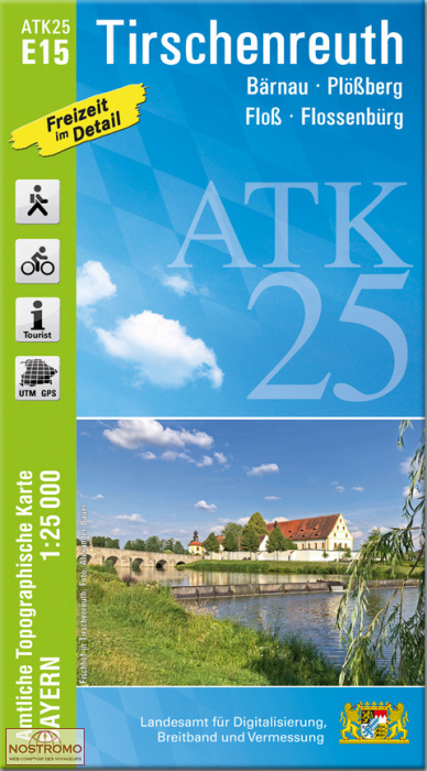 ATK25 - E15 TIRSCHENREUTH | LDBV hiking map