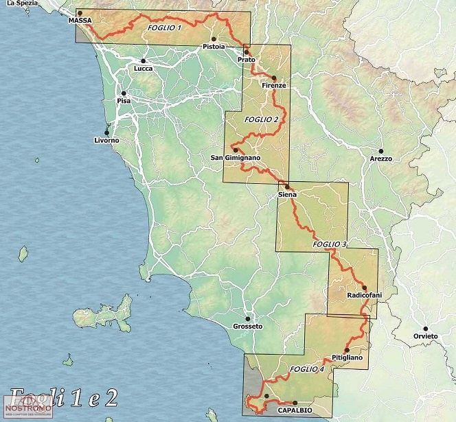 TUSCANY TRAIL biking map nostromoweb