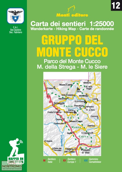 12 GRUPPO DEL MONTE CUCCO | Monti hiking map