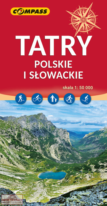 TATRY POLSKIE I SLOWACKIE | carte de randonnée Compass