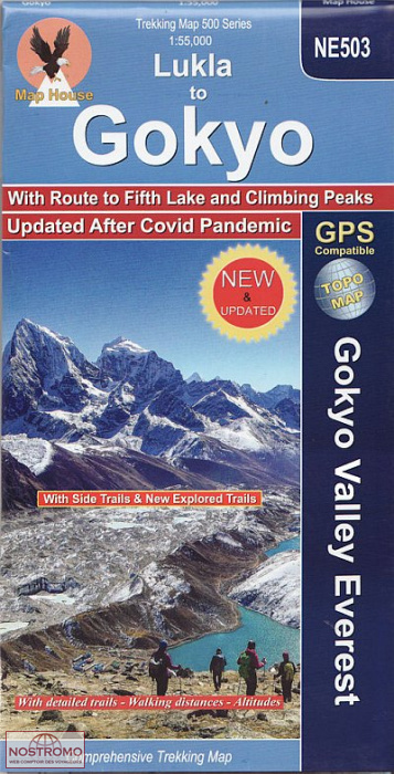 LUKLA TO GOKYO - NE 503 | Nepa maps trekking map