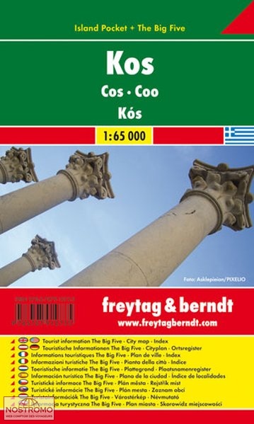 KOS | carte touristique Freytag & Berndt