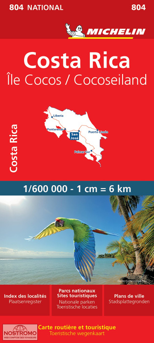 COSTA RICA 804 | carte routière Michelin