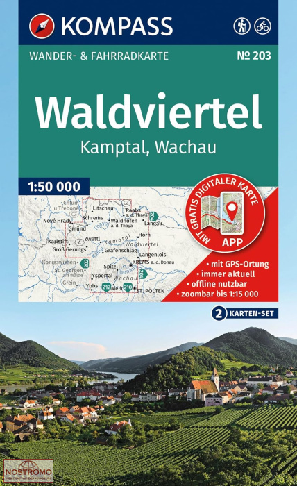 WALDVIERTEL 203 | Kompass hiking maps