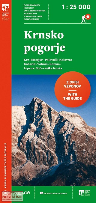 KRNSKO POGORJE | Planinska zveza Slovenije hiking map