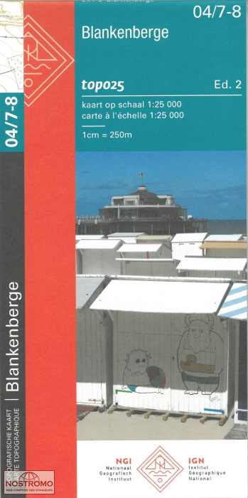 04/7-8 BLANKENBERGE | carte topographique NGI/IGN