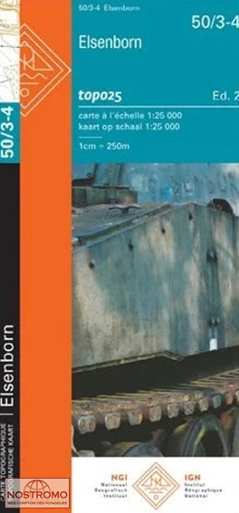 50/3-4 ELSENBORN | carte topographique NGI/IGN