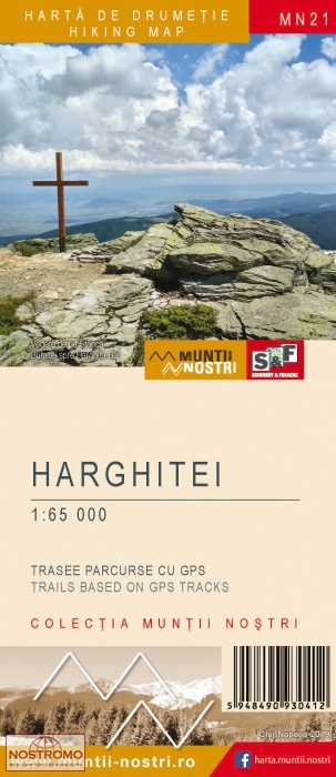 21 HARGHITEI | carte de randonnée Schubert & Franzke