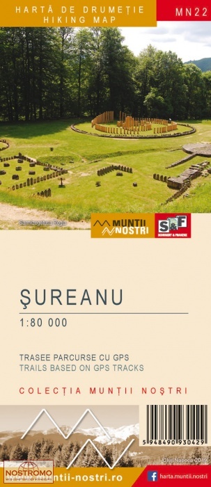 22 SUREANU | carte de randonnée Schubert & Franzke