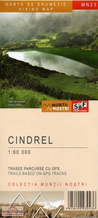 23 CINDREL | carte de randonnée Schubert & Franzke