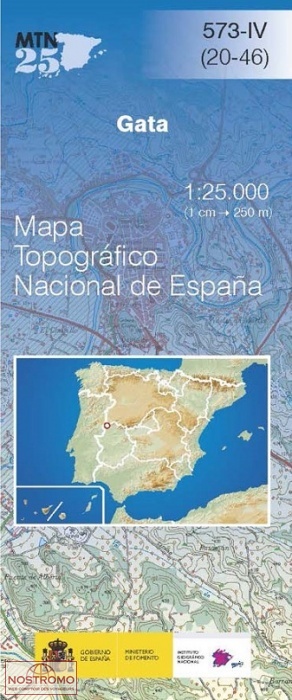 573-4 GATA | carte topographique CNIG