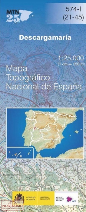 574-1 DESCARGAMARÍA | carte topographique CNIG