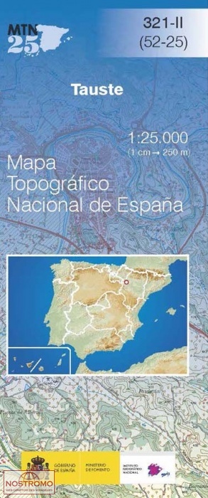 321-2 TAUSTE | carte topographique CNIG