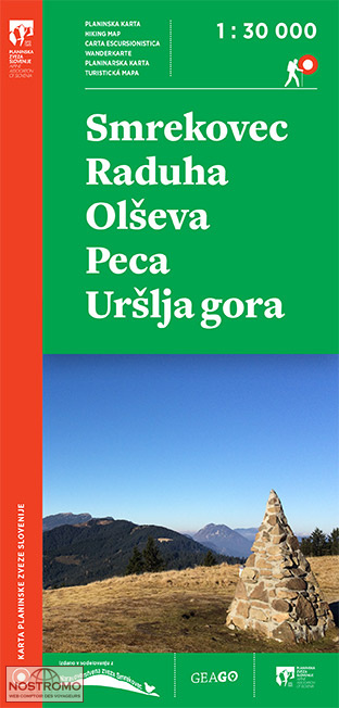SMREKOVEC - RADUHA | PZS hiking map