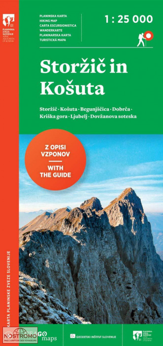 STORŽIČ IN KOŠUTA | PZS hiking map