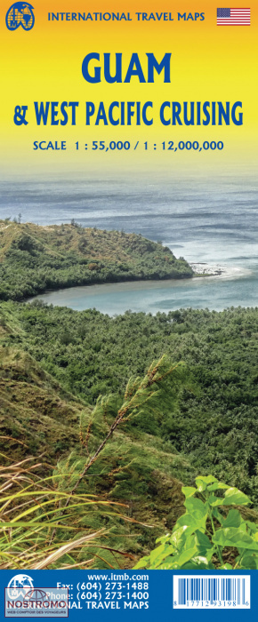 GUAM & CROISIÈRES DANS LE PACIFIQUE OUEST | carte touristique ITMB