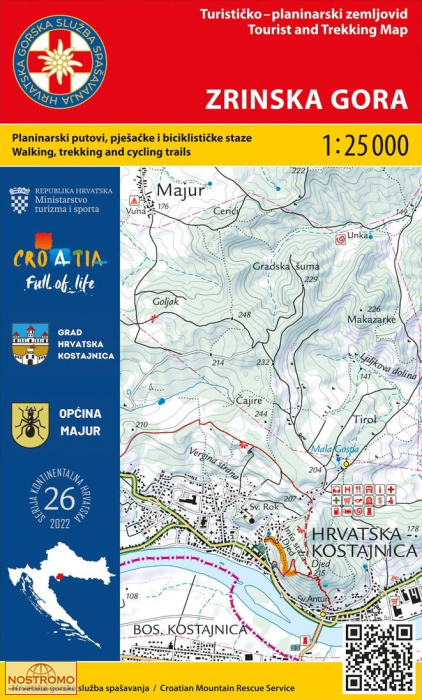 26 ZRINSKA GORA | HGSS hiking map